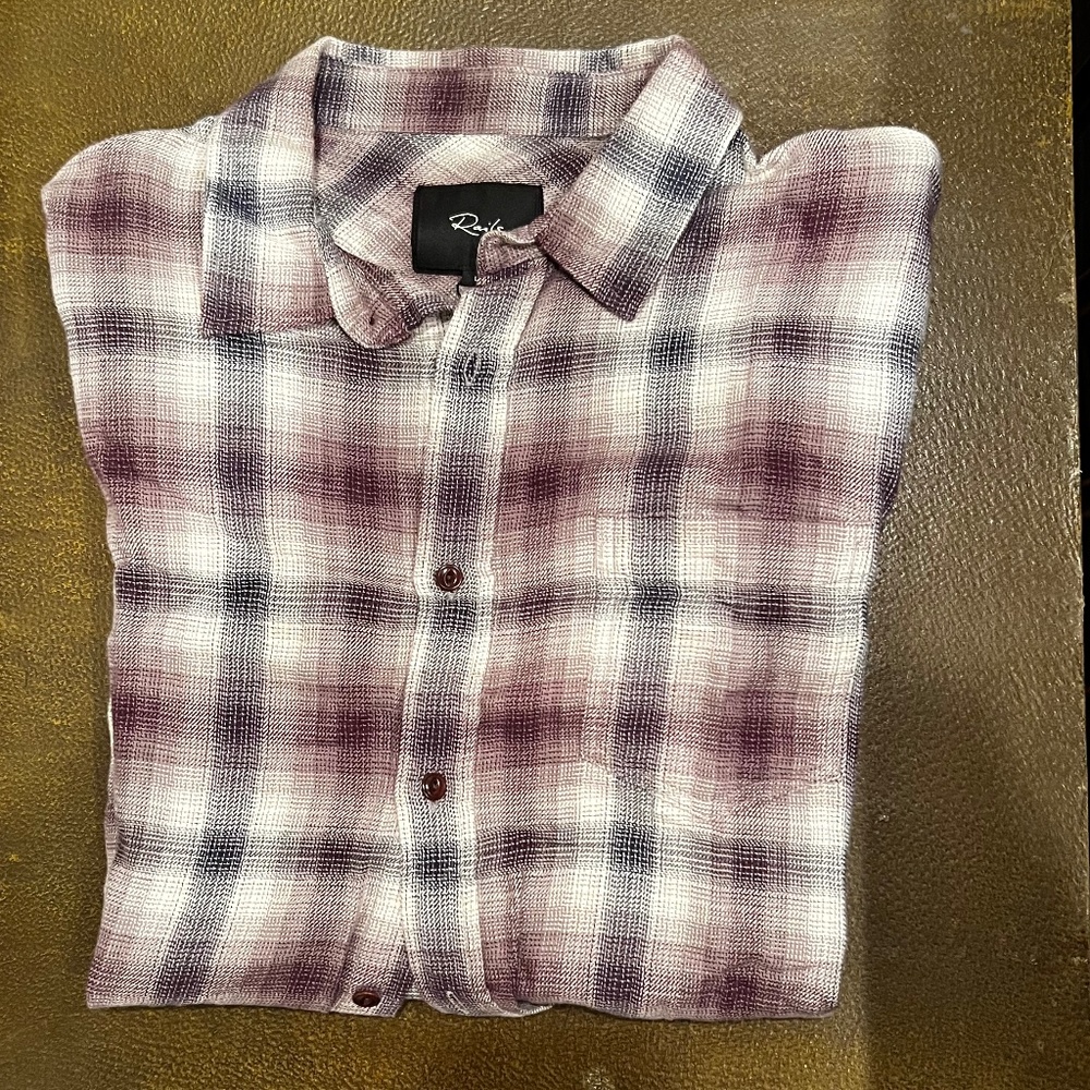 Rails - Men's Cotton Blend Long Sleeve Shirt